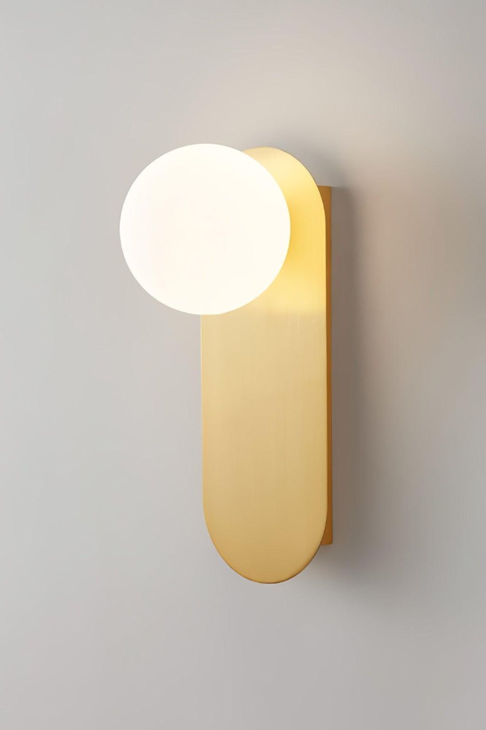 Flat Base Globe Sconce - everlamps