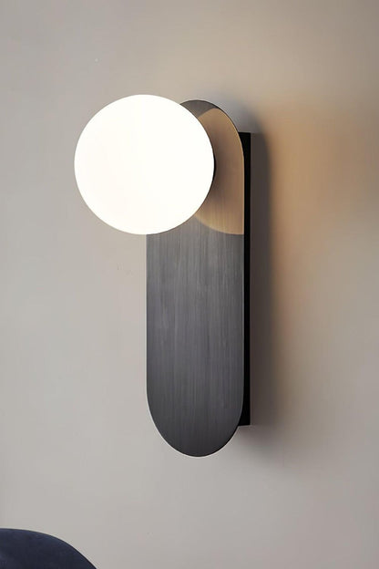 Flat Base Globe Sconce - everlamps