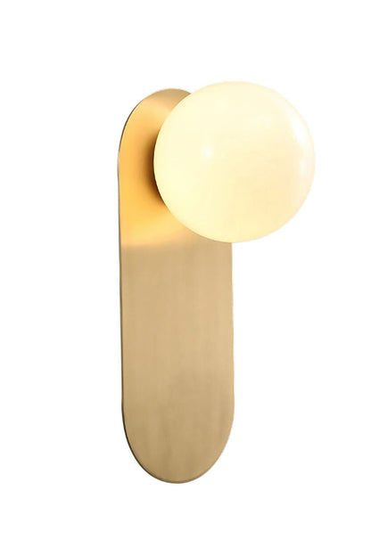 Flat Base Globe Sconce - everlamps