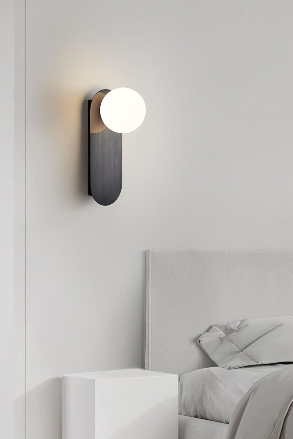 Flat Base Globe Sconce - everlamps