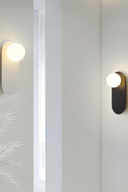 Flat Base Globe Sconce - everlamps