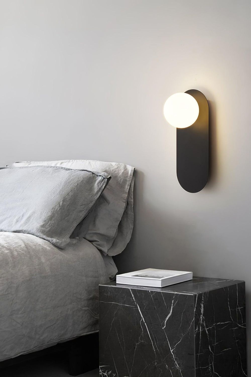 Flat Base Globe Sconce - everlamps