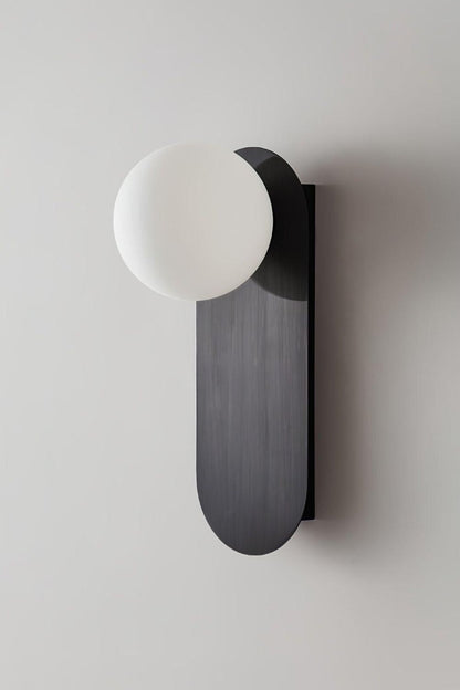 Flat Base Globe Sconce - everlamps
