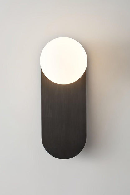 Flat Base Globe Sconce - everlamps