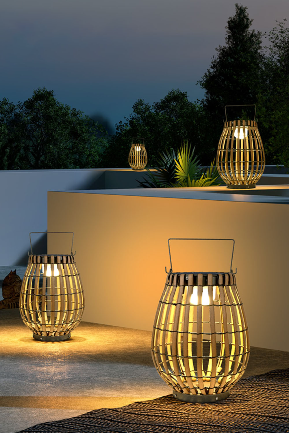 Tropic Braid Lantern Outdoor Lamp - view 9 | everlamps