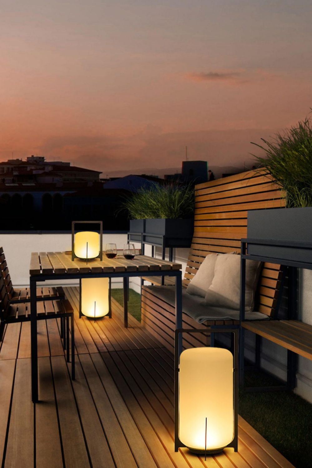 Twilight Lantern Rechargeable Table Light - everlamps