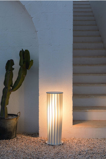 Twisted Acrylic Lantern Lawn Light - view 3 | everlamps
