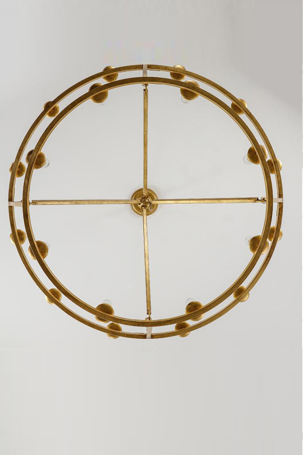 Two-Tiered Ring Chandelier - view 18 | everlamps