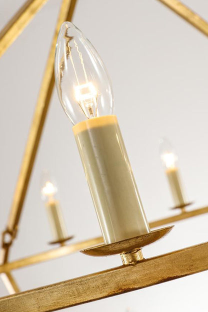Two-Tiered Ring Chandelier - view 14 | everlamps