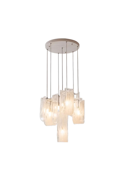 U-shaped Fog Glass Chandelier - view 15 | everlamps