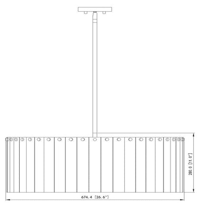 Aura Round Glass Chandelier 27”D 32“D