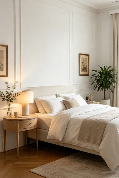 Veined Marble Table Lamp for Bedroom | vexa lamps