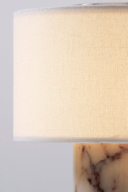 Veined Marble Table Lamp |Fabric detail | vexa lamps