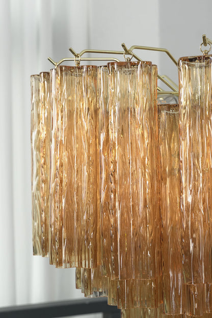 Vellune Cascade Chandelier | detail | Samu  Lamp
