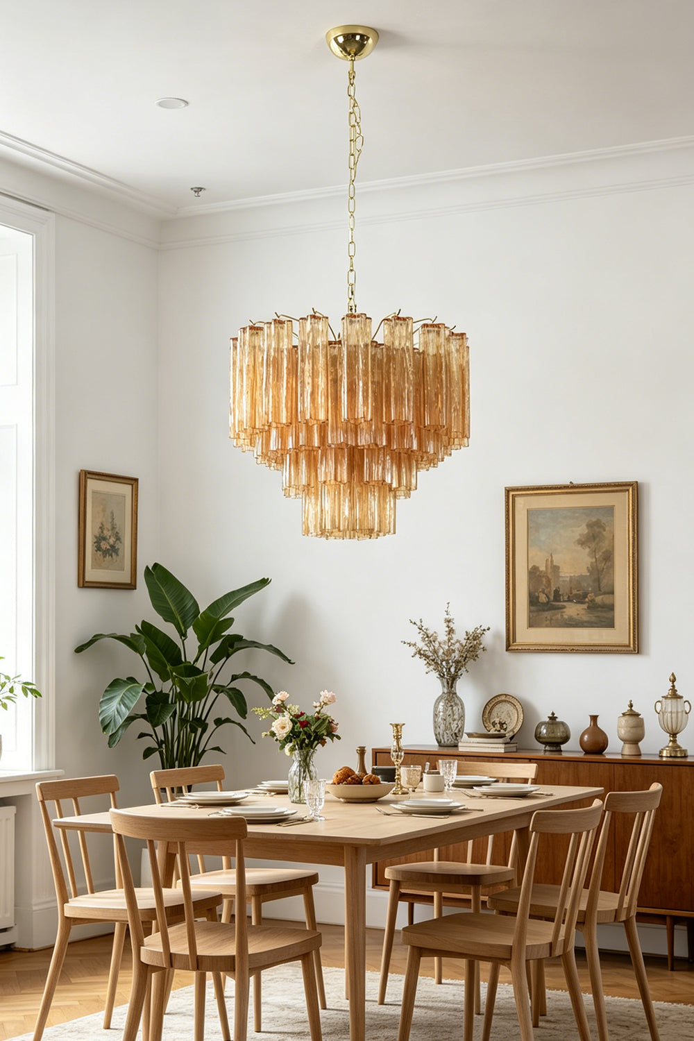 Vellune Cascade Chandelier for Restaurant | Samu  Lamp
