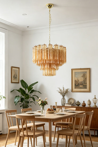 Vellune Cascade Chandelier for Restaurant | Samu  Lamp
