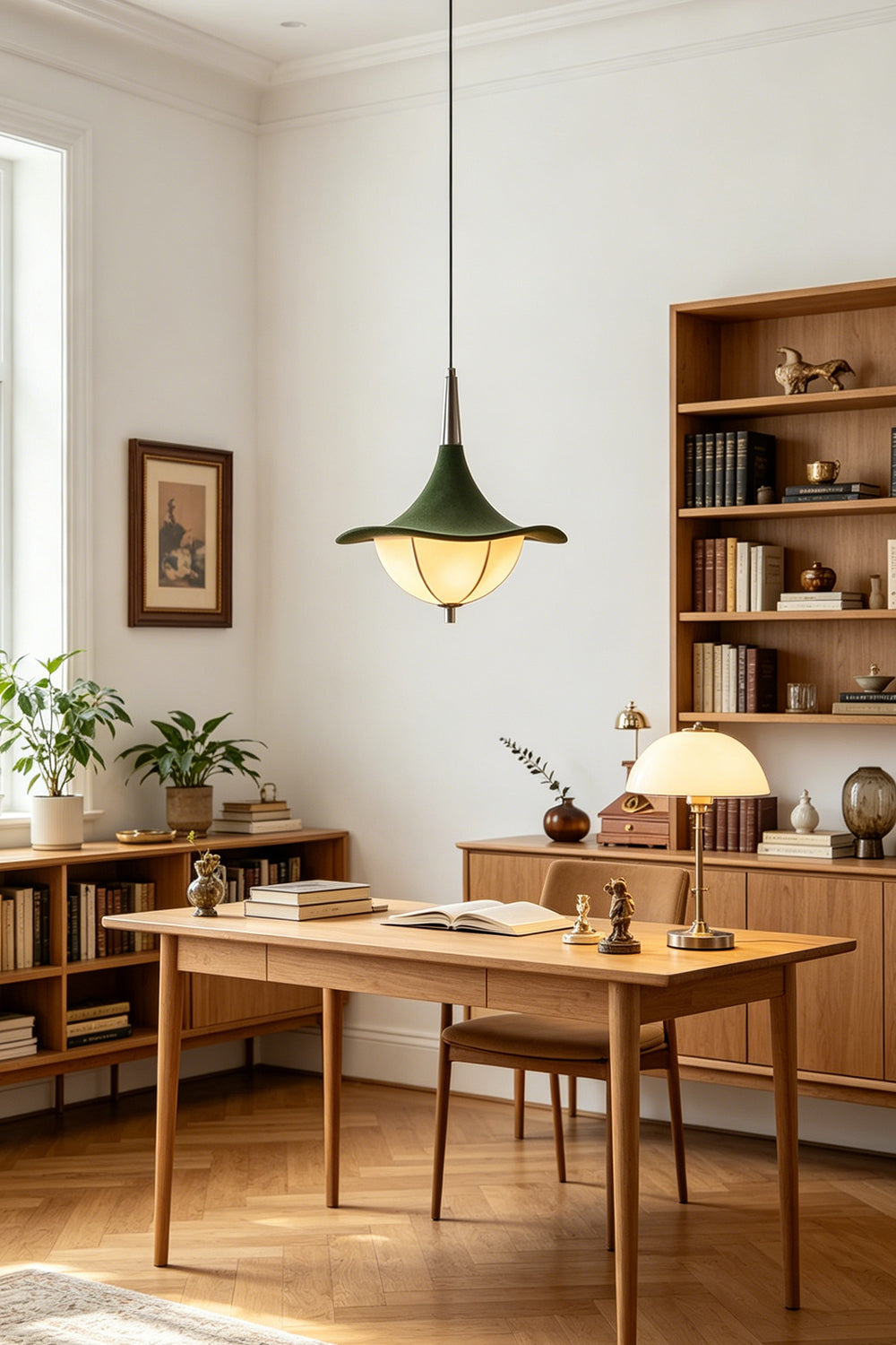 Verdant Felt Pendant for Den/Study | Samu  Lamp
