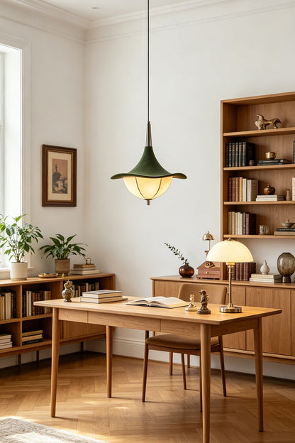 Verdant Felt Pendant for Den/Study | Samu  Lamp

