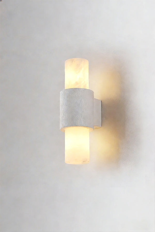Vertical Alabaster Wall Sconce - view 15 | everlamps