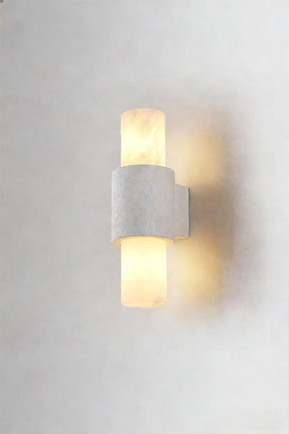 Vertical Alabaster Wall Sconce - view 15 | everlamps