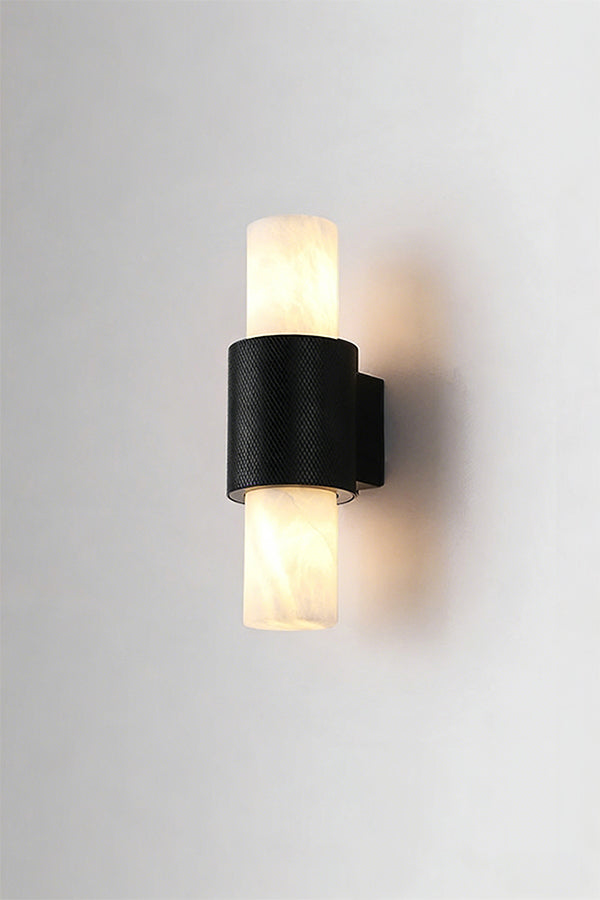 Vertical Alabaster Wall Sconce - view 16 | everlamps