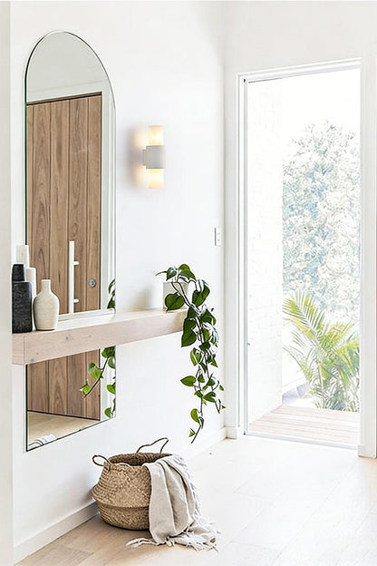 Vertical Alabaster Wall Sconce - view 14 | everlamps