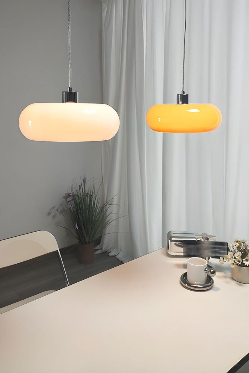 Vintage Bauhaus Glass Pendant Light - everlamps