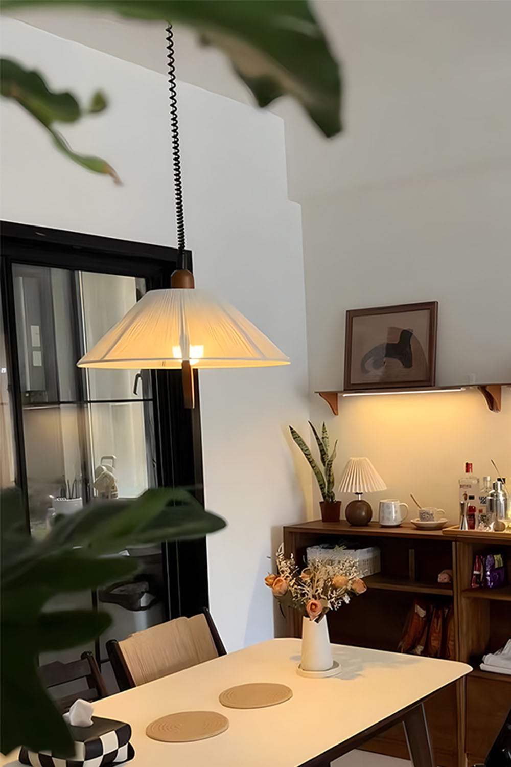 Vintage Cotton Pendant Lamp - view 18 | everlamps