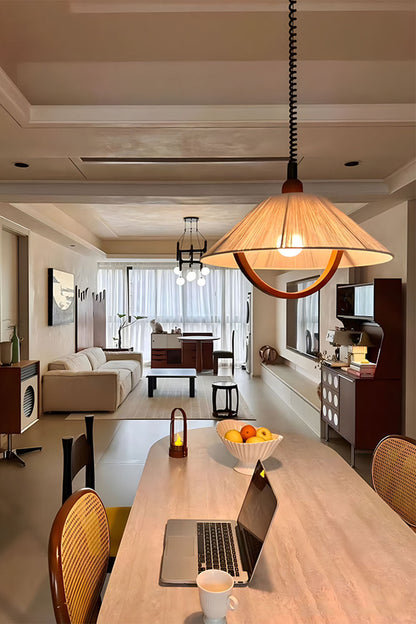 Vintage Cotton Pendant Lamp - view 22 | everlamps