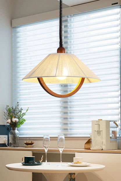Vintage Cotton Pendant Lamp - view 2 | everlamps