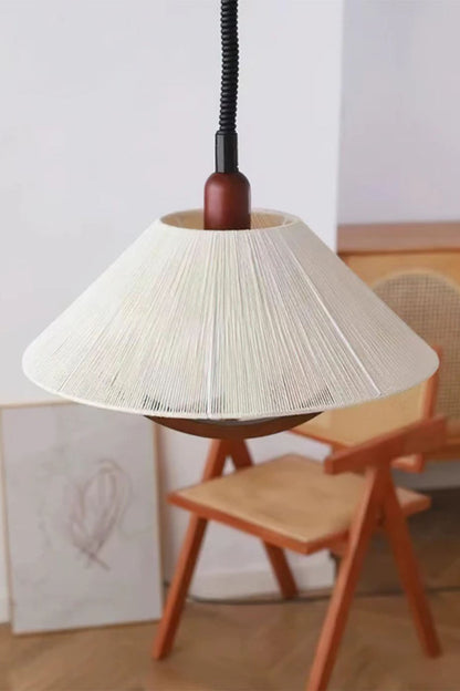 Vintage Cotton Pendant Lamp - view 14 | everlamps