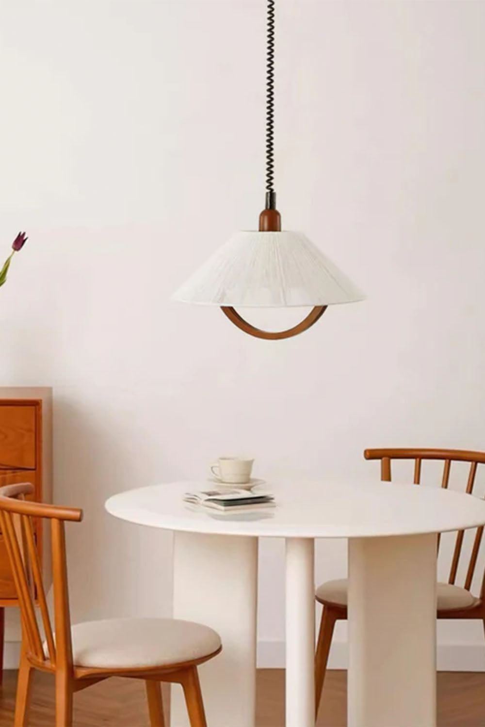 Vintage Cotton Pendant Lamp - view 15 | everlamps