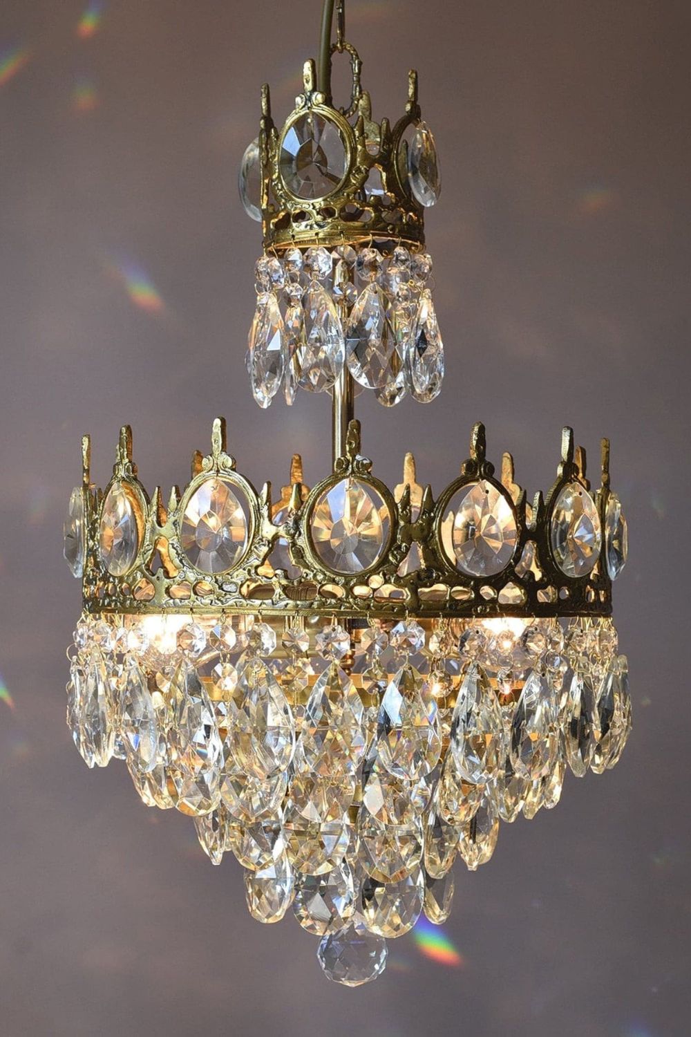 Vintage Crystal Chandeliers - everlamps
