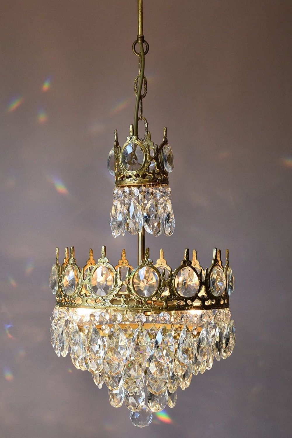 Vintage Crystal Chandeliers - everlamps