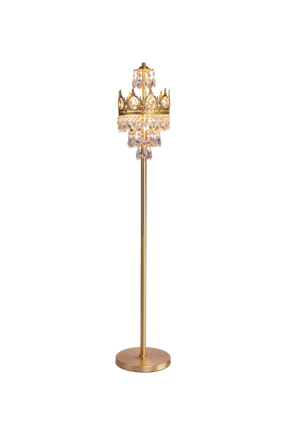 Vintage Crystal Floor Lamp - everlamps