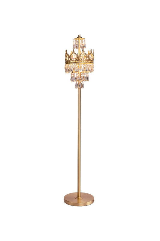 Vintage Crystal Floor Lamp - everlamps