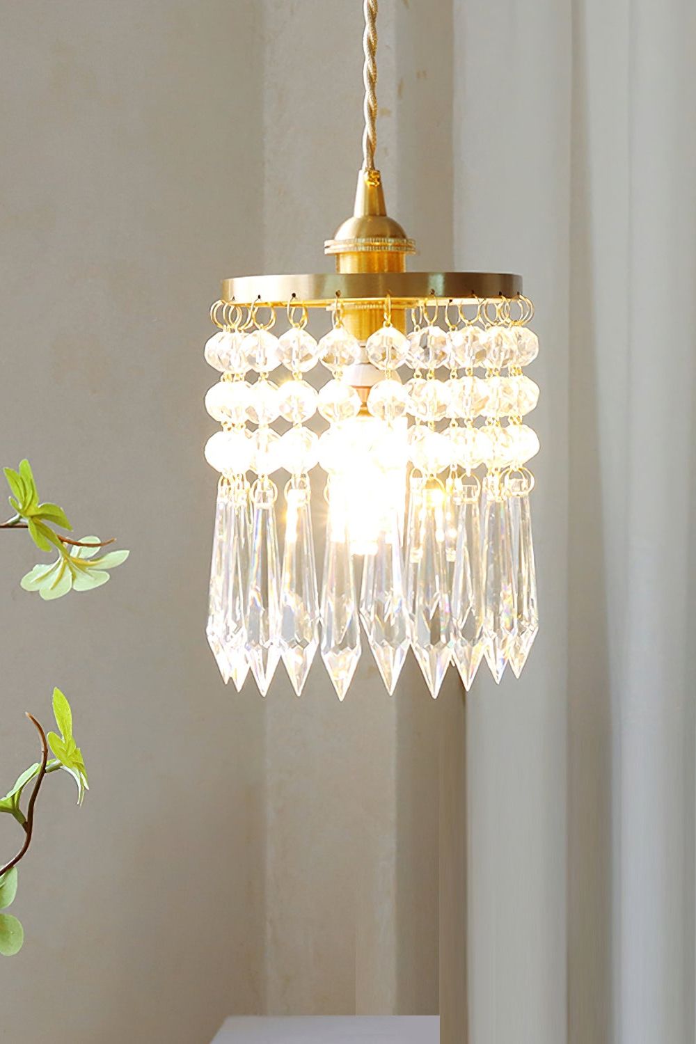 Vintage Crystal Pendant Lamp - everlamps