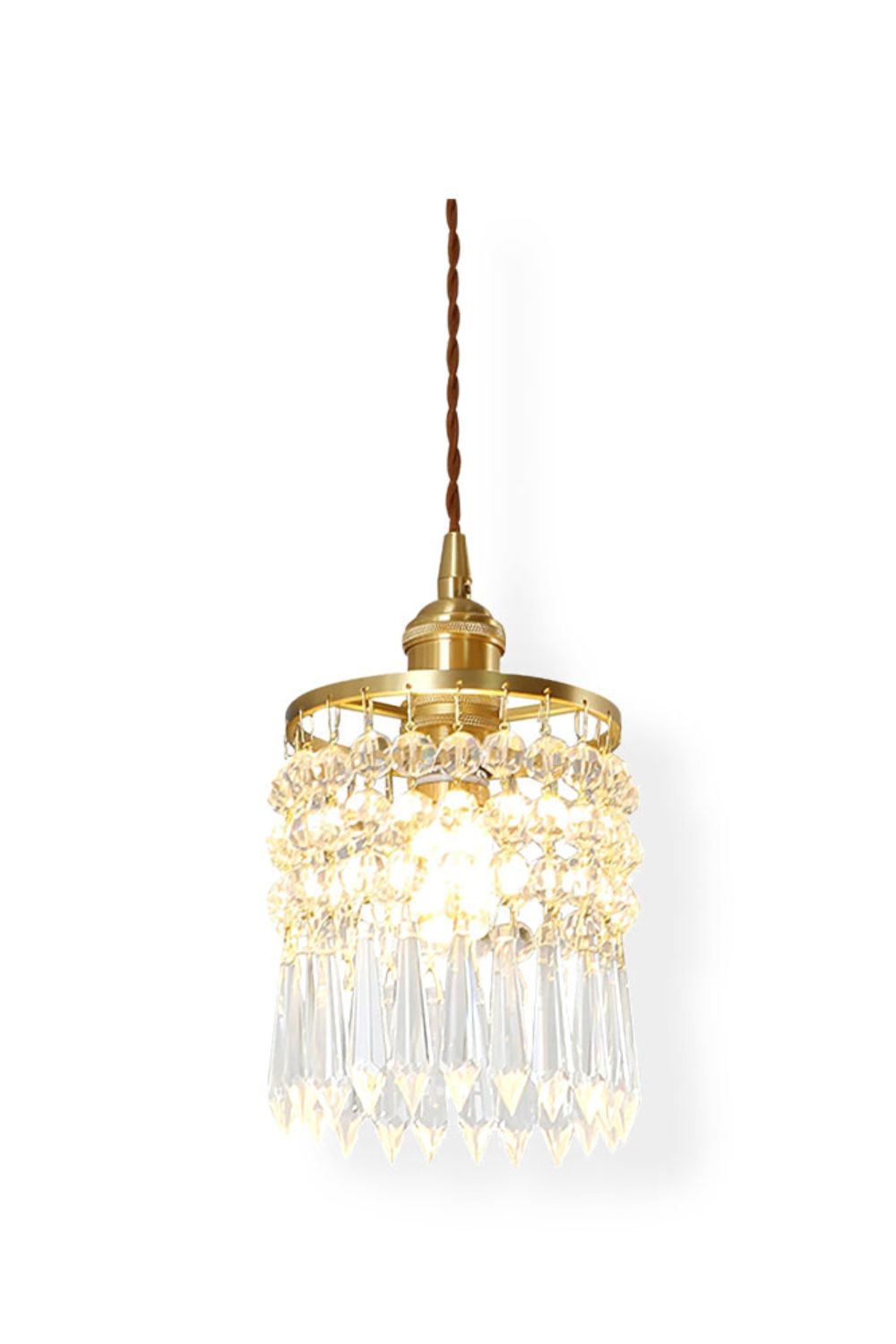 Vintage Crystal Pendant Lamp - everlamps