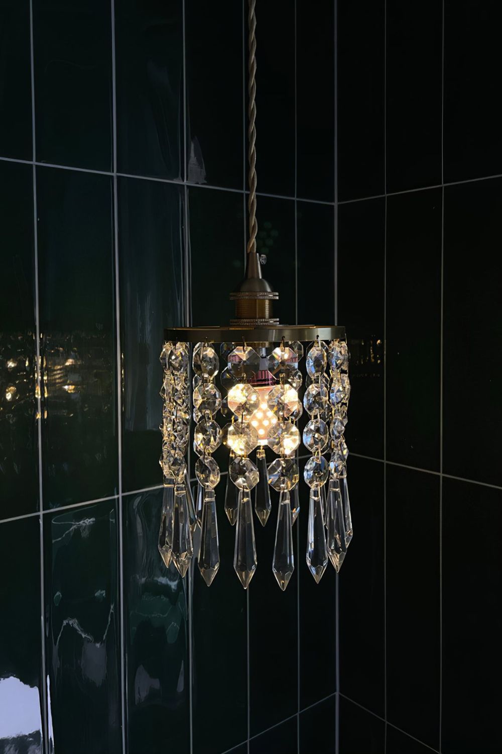 Vintage Crystal Pendant Lamp - everlamps