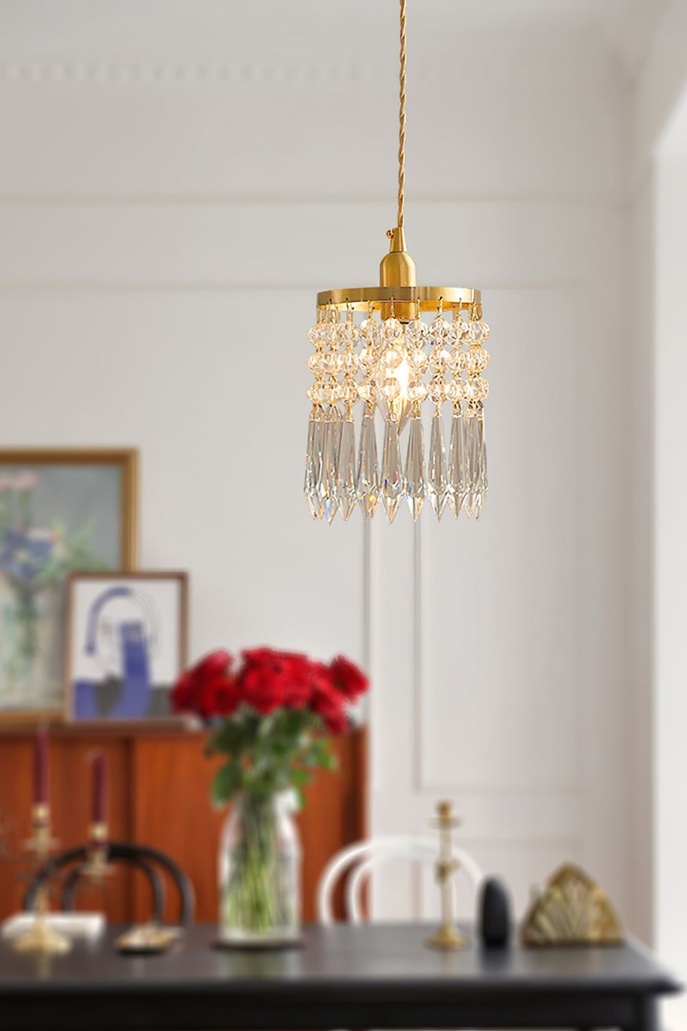 Vintage Crystal Pendant Lamp - everlamps