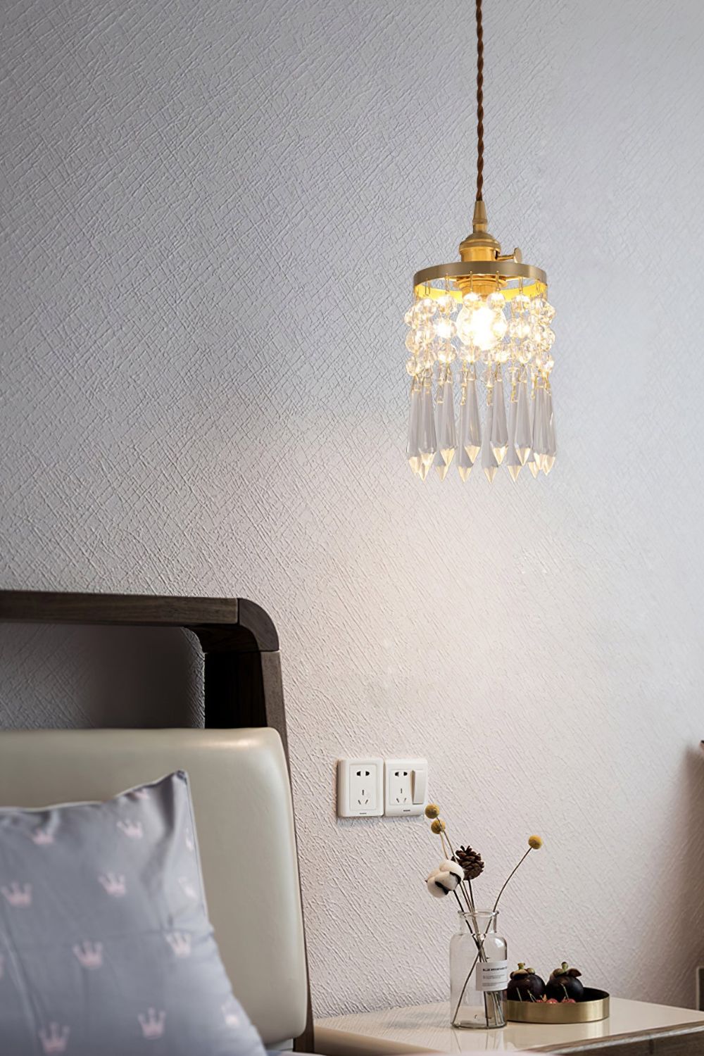 Vintage Crystal Pendant Lamp - everlamps