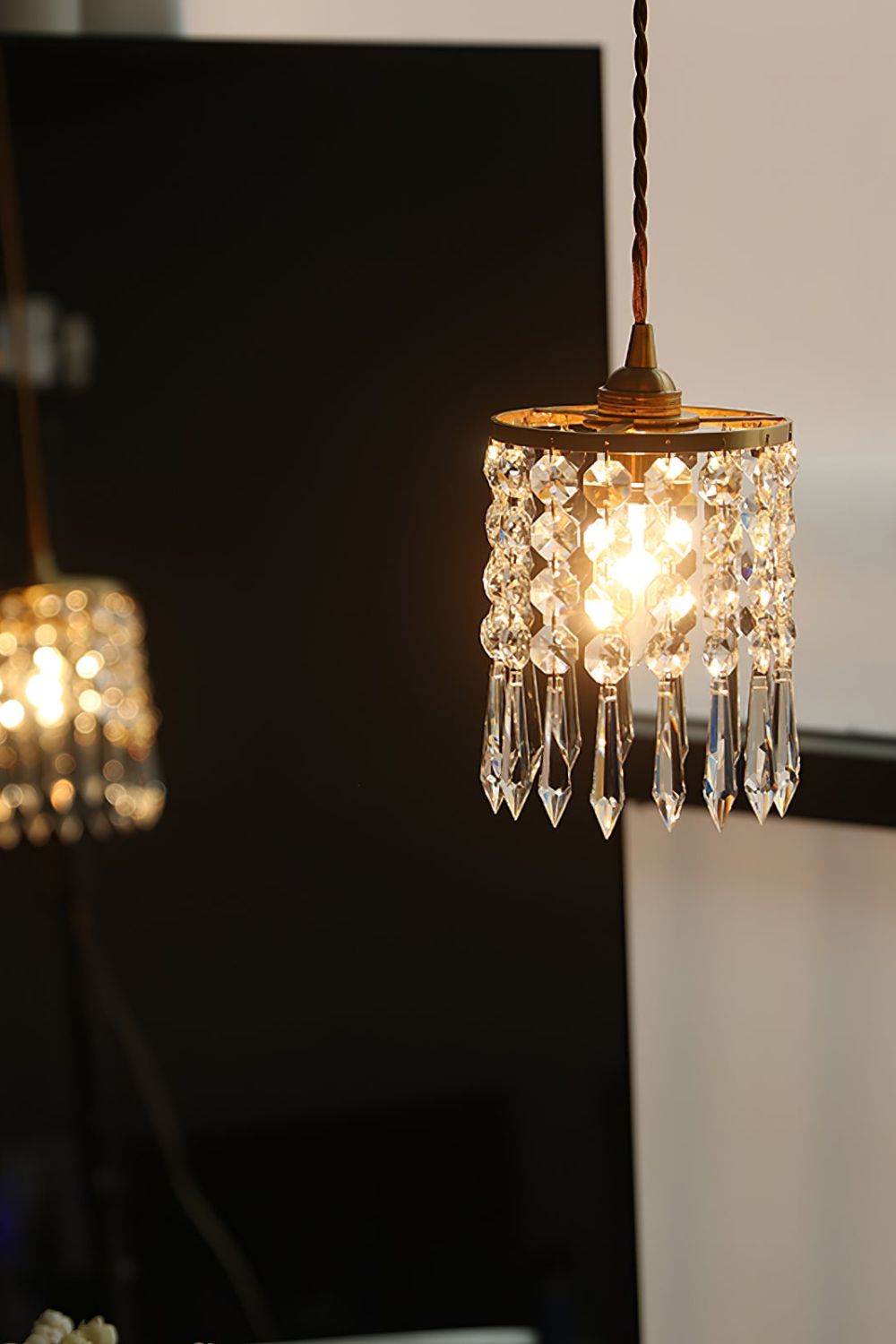 Vintage Crystal Pendant Lamp - everlamps