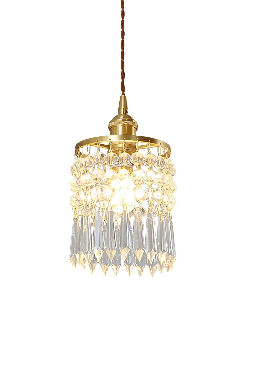 Vintage Crystal Pendant Lamp - everlamps