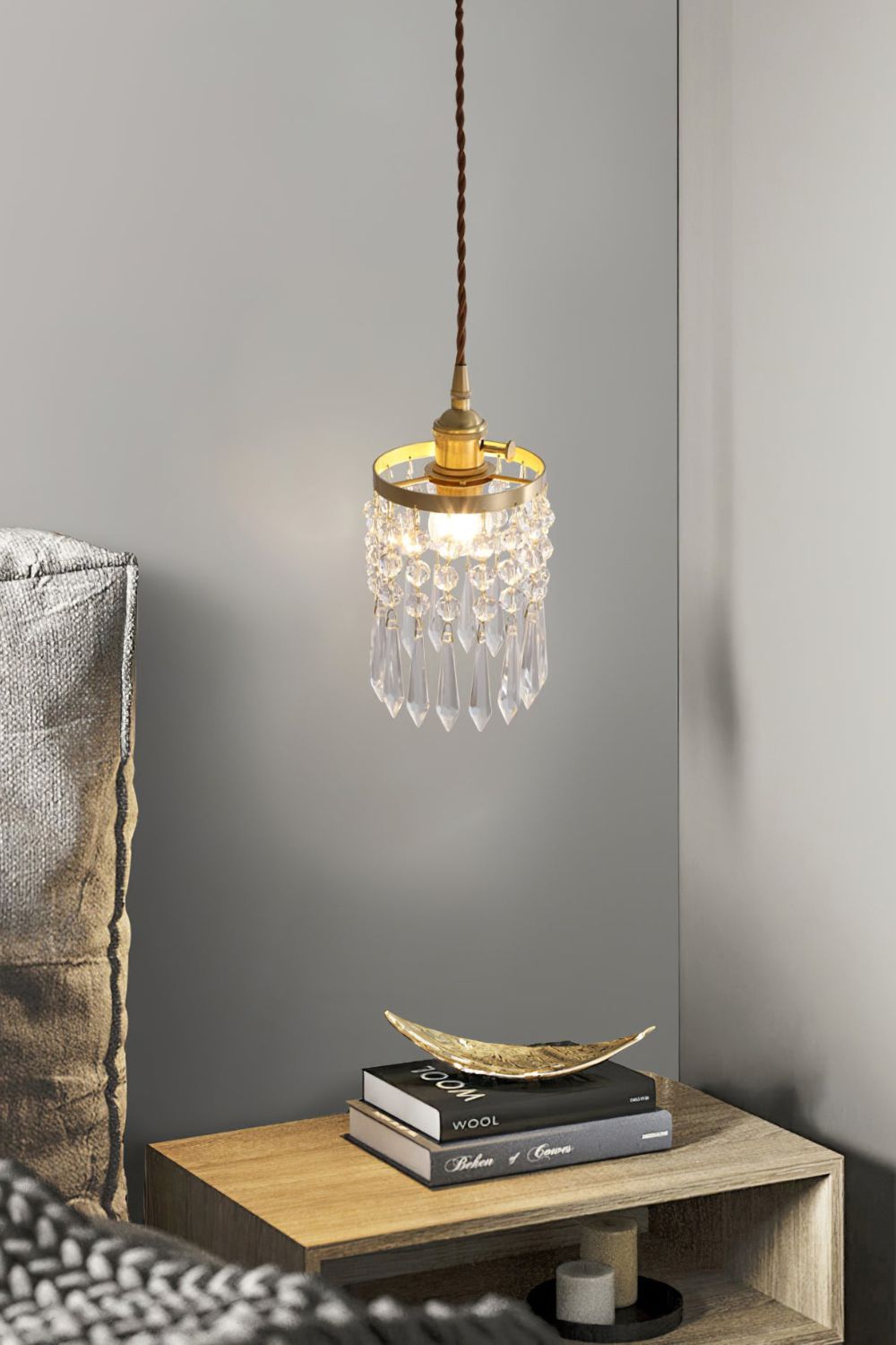 Vintage Crystal Pendant Lamp - everlamps