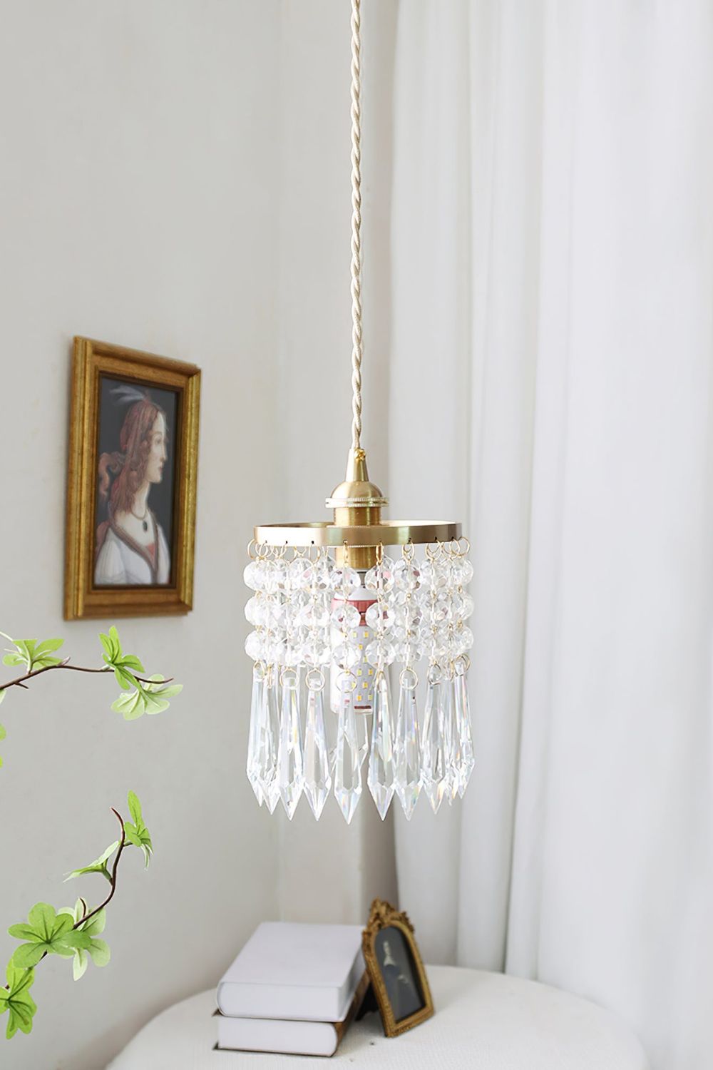 Vintage Crystal Pendant Lamp - everlamps