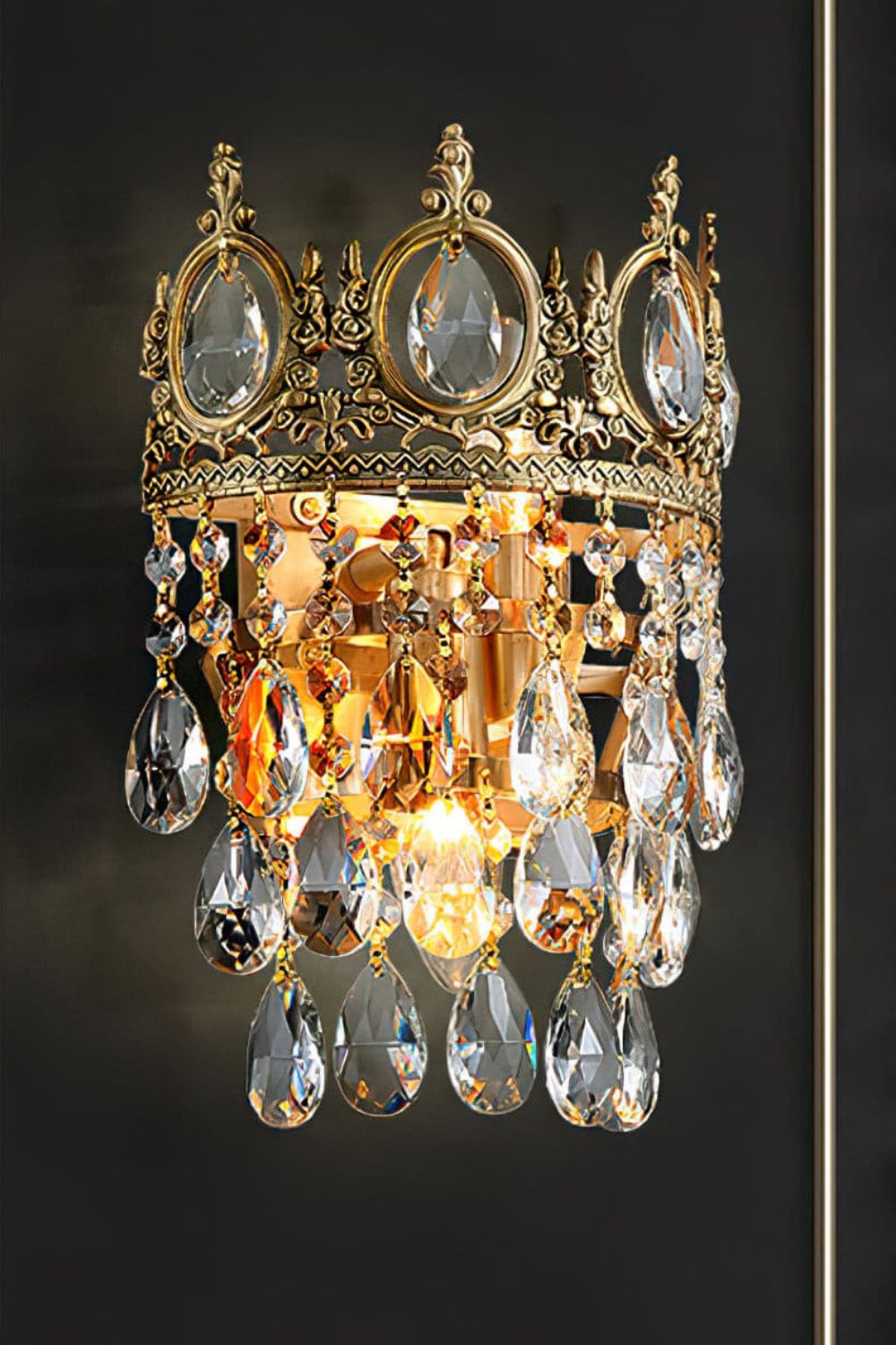 Vintage Crystal Sconce - everlamps
