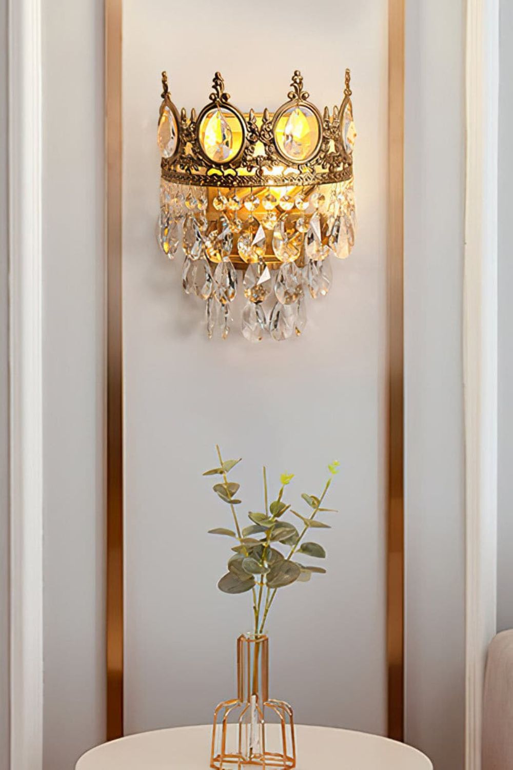 Vintage Crystal Sconce - everlamps