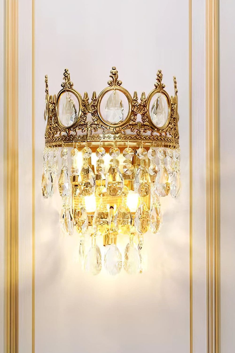 Vintage Crystal Sconce - everlamps