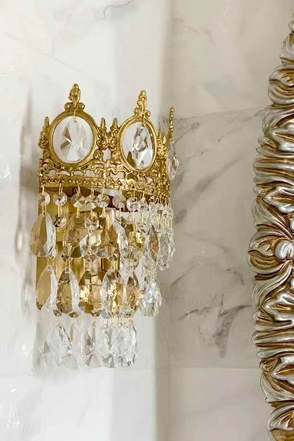 Vintage Crystal Sconce - everlamps