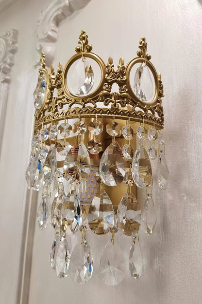 Vintage Crystal Sconce - everlamps